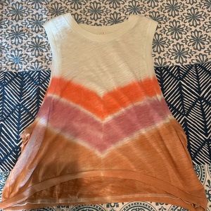 Free People Tie Dye Muscle Tank
